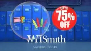 WHSmith Back to School TV AD (2) 2010