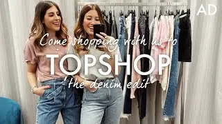 AD | CHANGING ROOM TRY-ON, THE TOPSHOP DENIM EDIT | WE ARE TWINSET