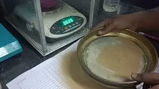 Bentonite Fineness testing through 200 micron Sieve