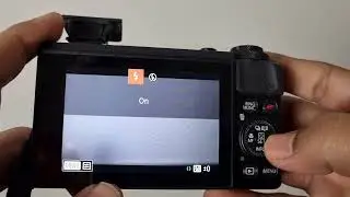 Enable Flash in Canon G7X Mark II  | Turn on flash