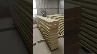 GRP FRP Pultruded profiles with intercalated,bell and spigot structure  waiting for spray painting