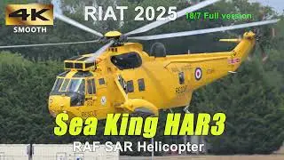 British Search and Rescue Legend | Sea King SAR Helicopter | RIAT 18/07/2025