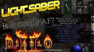 Diablo 2 RESURRECTED - LIGHTSABER is GODLY??!!