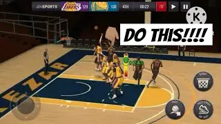 WANNA DRAW FOULS AND GET TO THE FREE-THROW LINE? DO THIS... NBA LIVE MOBILE TUTORIAL!!!
