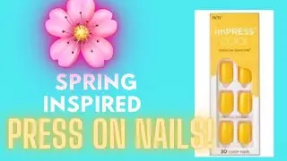 DIY Spring Nails at Home! | imPress Color Press on Nails!