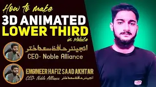 How to make Lower Thirds for YouTube | Lower Third Tutorial with Mobile | Make Lower Third on Mobile