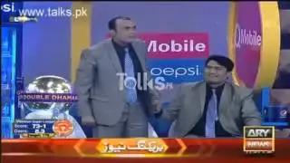 Serious Fight Between Ali Hassan and Waseem Badami in Live Show