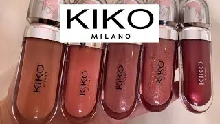 Kiko Milano 3D Hydra Glosses & Try On