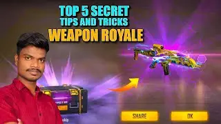 தரமான Free Fire WEAPON Royale Secret Top 5 Tips And Tricks Tamil | PVS GAMING | ABYSSAL  