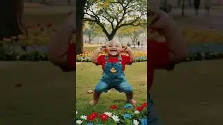 Cute baby dance #baby #dance #ai video😀😃🥰