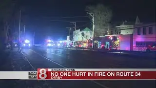 Fire breaks out in Derby apartment building