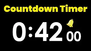 42 Minute Countdown Timer with Alarm #timerstore #42m #countdown