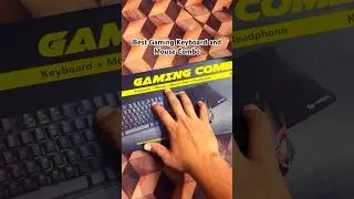 My New Combo Set #frontech #gaming #keyboard #mouse #mousepad #headphone