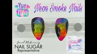 Neon Smoke Nail Art Tutorial
