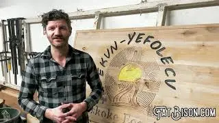 How to order a custom wood sign from Fat Bison Workshop