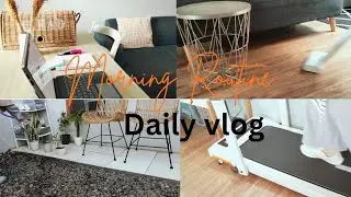 Morning Routine klo lagi di rumah | beberes, nyiram tanaman, olah raga pagi, dan remote kerjaan