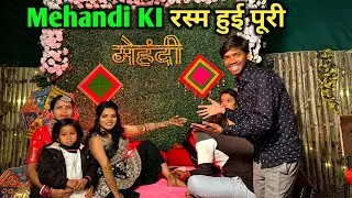 Mehandi ki Rasam hui Puri | #vijayriyavlogs #cutecoupel