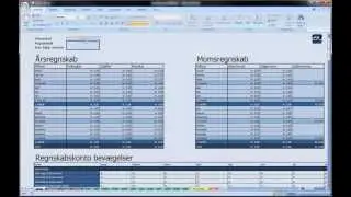 Excel og Open Office Regnskabsprogram