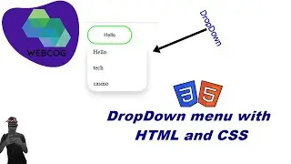 Simple Dropdown Menu Bar using only HTML & CSS || Source Code || ,dropdown menu css
