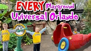 Every Playground at Universal Orlando and Islands of Adventure - 5 Playgrounds of Fun!