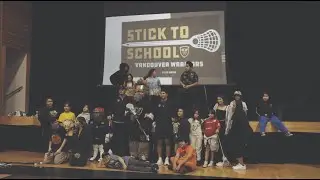 The Warriors Visit Squamish Nation Youth Afterschool Program | STICK TO SCHOOL PROGRAM