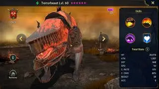 Raid Shadow Legends Hero Showcase Terrorbeast lv 60