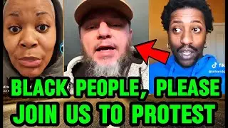 Whites people learn Black History the hard way| they REGRET protesting against Blacks, They in need.