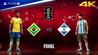 FIFA 23 - Brazil vs. Argentina - FIFA World Cup 2022 Final Match | PS5™ Pro [4K60]