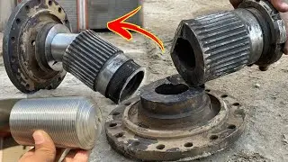 Spotless process // A Erudite Mechanic Repaired Broken BullDozer Wheel Spindle Very Clearly&hellip;..