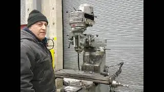 9” x 36” Bridgeport Vertical Milling Machine, Model J
