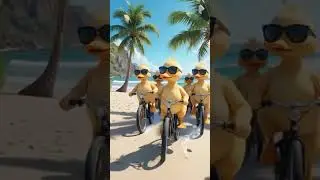 Beach ducks #foryou #fypシ #funny #cute #ducklingspro #viral #duck #cuteduck #ducklings