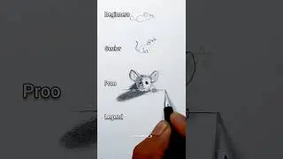 How to draw a Mouse 🐭🐁 😱 #drawing #youtubeshorts #shorts #viral #trending  #&lrm;@ArtwithBir_9