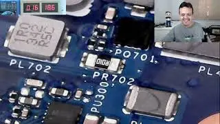 [ÁUDIO CORTOU NO 1º MINUTO] - NOTEBOOK DELL P28F PLACA LA-9981P CAIU ÁGUA E NÃO LIGA! [PARTE 2]