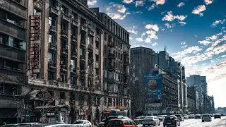 Walking on Bucharest City - Street Photography Architecture and Urban Design