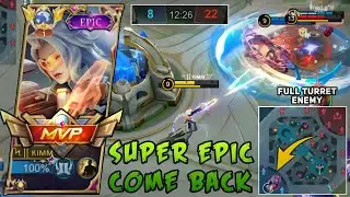 LESLEY IMPOSSIBLE EPIC COMEBACK (INTENSE COMEBACK) || LESLEY BEST BUILD & EMBLEM ~MLBB