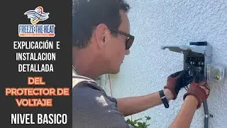 Como instalar surge protector para proteger unidad   de aire acondicionado #surgeprotector #hvactips