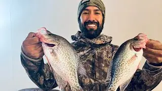 Kayak crappie trip up the Trinity 🔥#fishing #crappiefishing #kayaking #outdoors #reels 
