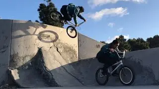 BMX Almost Died (Air Out on D.I.Y Skate Spot) & Flatland Day 799