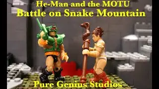 He Man and The MOTU Stopmotion Battle on Snake Mountain