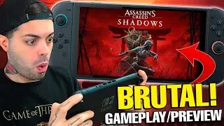 🔥AS&Iacute; de BRUTAL es ASSASSIN'S CREED Shadows en Nintendo SWITCH 2! GAMEPLAY Dock/Port&aacute;til + PREVIEW