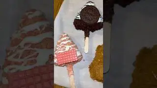 How I made these dipped cheesecakes on a stick #cheesecake  #dippedcheesecake #Tutorial #foodie ￼