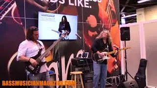 Bass Musician Magazine NAMM 2018 - Tony Puleo & Scott Abene