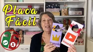 Placa de porta divertida - DIYs
