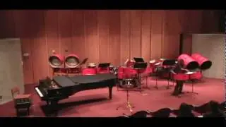 J.S. Bach's Sonata in g minor Presto on double second steelpan