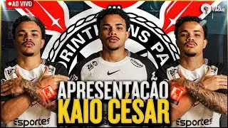 AO VIVO 🔴 TREINO ABERTO DO CORINTHIANS E COLETIVA DE APRESENTAÇÃO DE KAIO CÉSAR