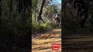 Honda Africa Twin low flying