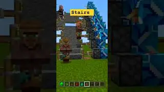 Automatic stairs #minecraft #minecraftlive #gaming #minecraftbuilding #viralvideo #shorts #歌ってみた
