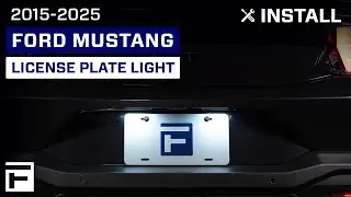 Clean Up The Rear&mdash;New LED License Plate Lights for 2015+ Ford Mustang | FORM Lighting