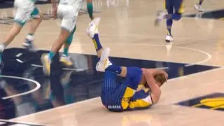 Miles Bridges absolutely destroys Sabonis with monster block then shows sportsmanship!
