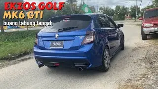 Suprima s ceraf bunyi padu | Ekzos vw golf mk6 gti buang tabung tengah padu 🔥